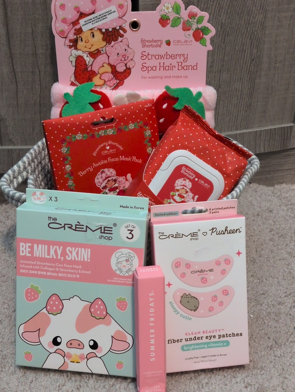 Celavi And The Creme Shop Strawberry Bundle - 7 Items